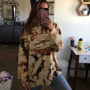 UT Austin bleached long sleeve
